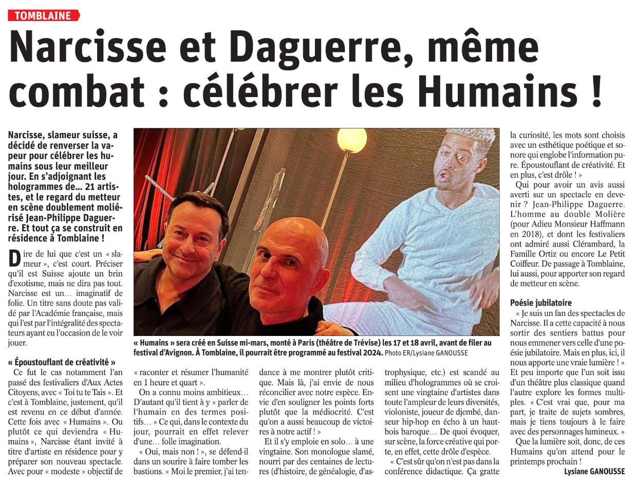 Humains Narcisse presse