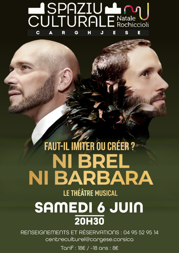 Ni Brel Ni Barbara affiche A3