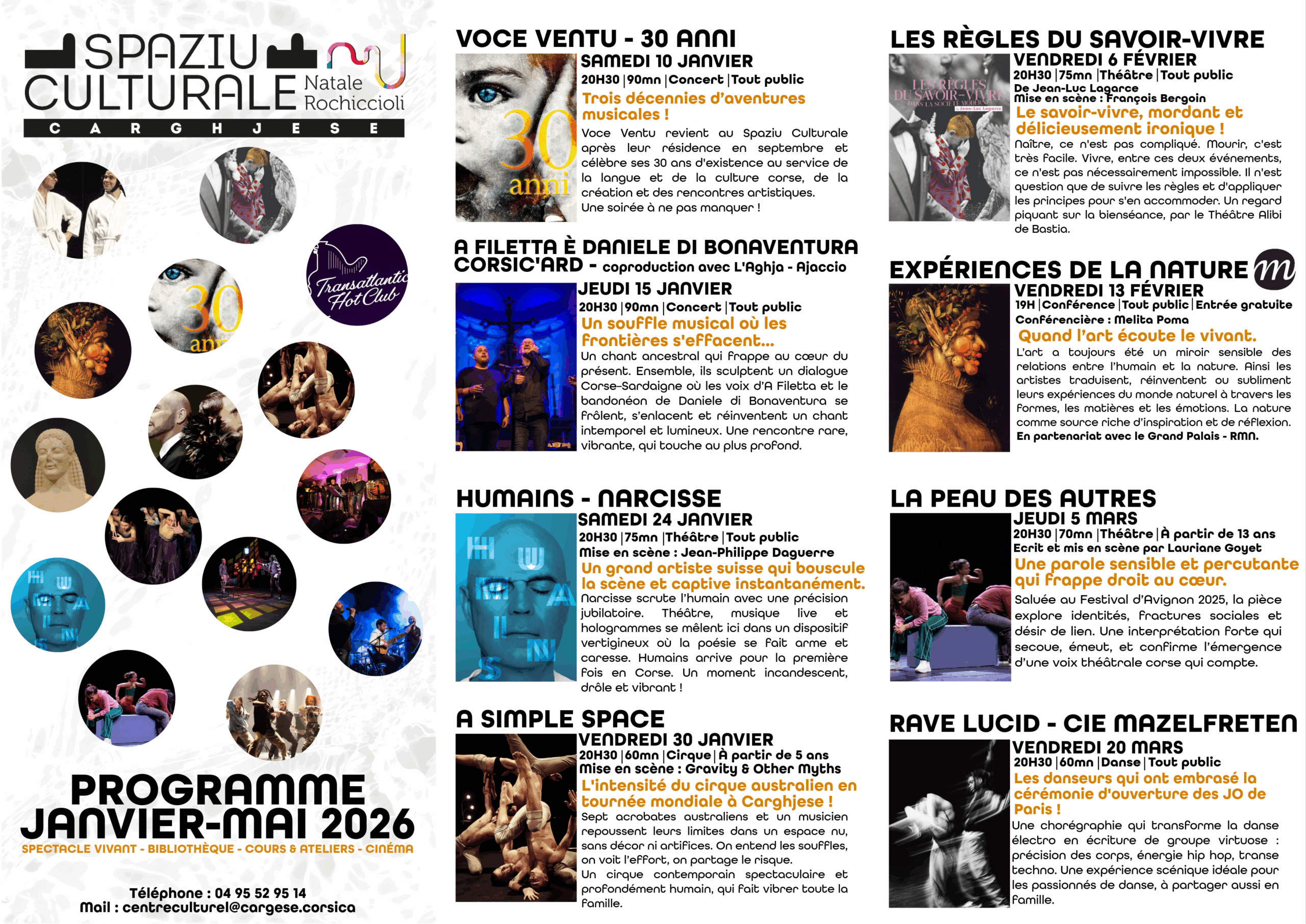 Programme 26 Spaziu pages dans l'ordre-1